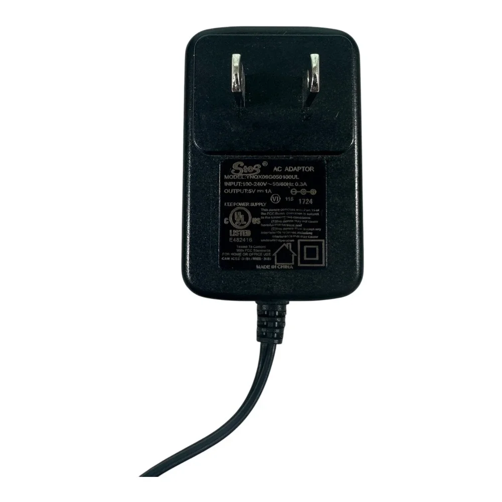 Stos AC Adapter Power Supply‎ 5V 1A Wall Charger